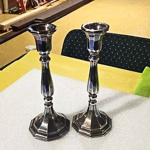 SHEFFIELD CLASSIC Beautiful candle holders 2 Italy